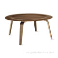 Mesa de café de madera contrachapada de Eames